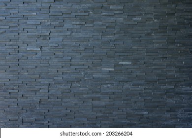 Black Slate Wall Texture And Background