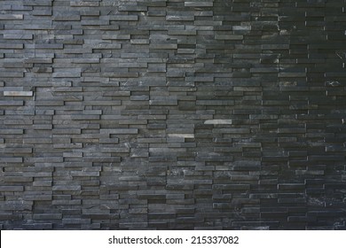 Black slate wall texture and background