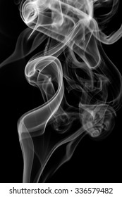 Black Smoke On Black Background