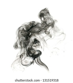 Black Smoke On White Background Stock Photo 131519318 | Shutterstock