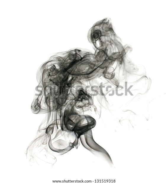 Black Smoke On White Background Stock Photo 131519318 | Shutterstock