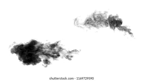 Black Smoke Stock Footage