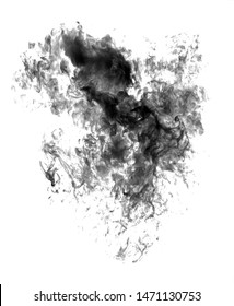 Black Smoke Template On White Background Stock Photo 1471130753 ...