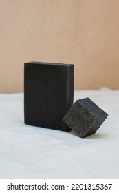 Black Soap Bar With Activated Charcoal Powder