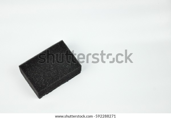 black dish sponge