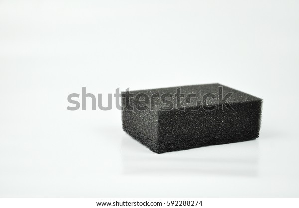 black dish sponge