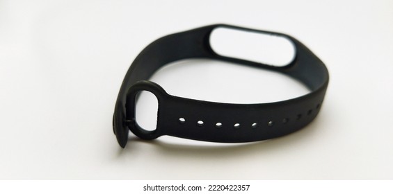 Black Square Smart Watch Strap