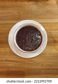 Black Sticky Rice Porridge With Coconut Milk