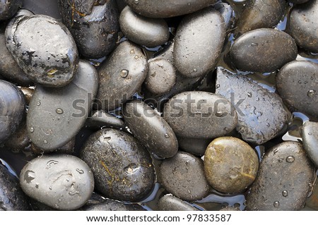 Black Stone Background