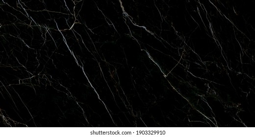 Black Stone Marble Texture With High Resolution Italian Slab Tiles For Interior Wall And Flooring Design Used Ceramic Granite Tiles Surface.