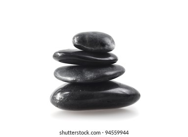 black stones