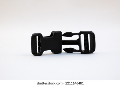 A Black Strap Clip On White Background.