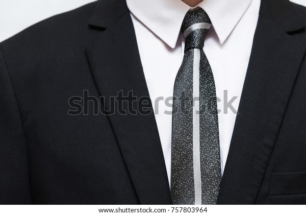 Black Suit White Shirt Dark Tie Stock Photo 757803964 | Shutterstock