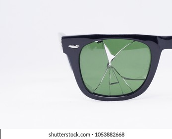 broken sunglass lenses