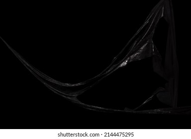 Black symbiote sismucus, sticky slime over dark background