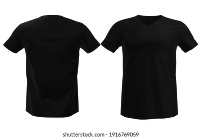 black t shirt mockups 3d 