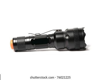 Black Tactical Flashlight