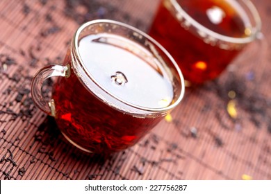 Black Tea Background