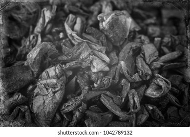 Black tea closeup