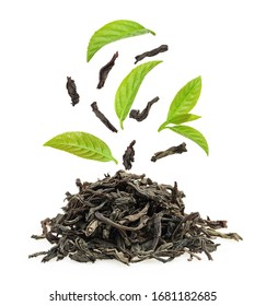 Black Tea Isolated On White Background