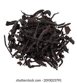 Black Tea Isolated On White Background, Clipping Path, Full Depth Of Field