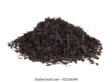 Black Tea On A White Background