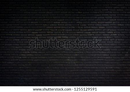 black texture with brick wall for background website or brickwork for design