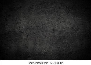 Black Texture Dark Slate Background. Beton Concrete Surface.
