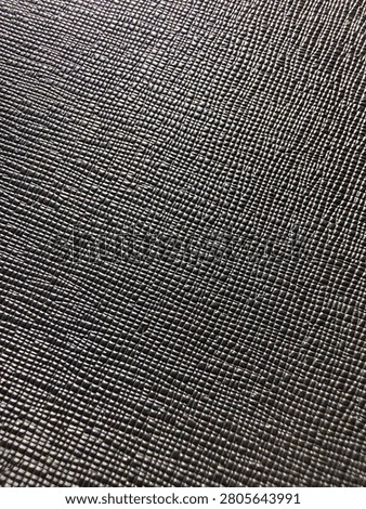 Black Textured Crosshatch Leather Pattern