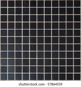 Black tile texture