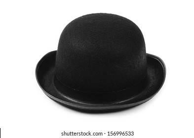 Black Tophat Top Hat Isolated On The White