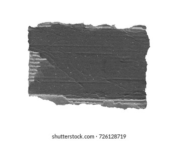 Black Torn Paper Isolated Over White Stock Photo 726128719 | Shutterstock