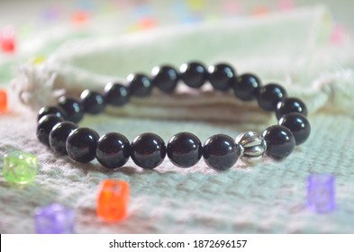 Black Tourmaline Bracelet Is Considered A Powerful Protective Crystal.