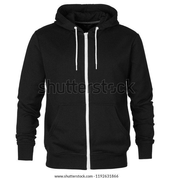 Black Tracksuit On White Background Stock Photo 1192631866 