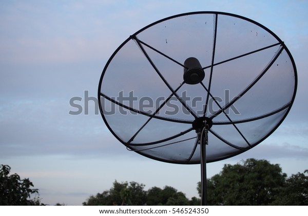 transparent satellite dish