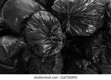 Black Trash Bags Full Garbage Background Stock Photo 2167320991 ...