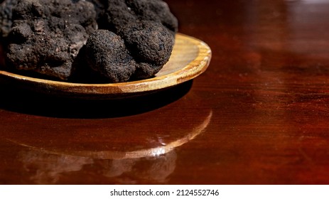 Black Truffle Or Périgord Truffle, Called Black Gold Because Of Its High Price