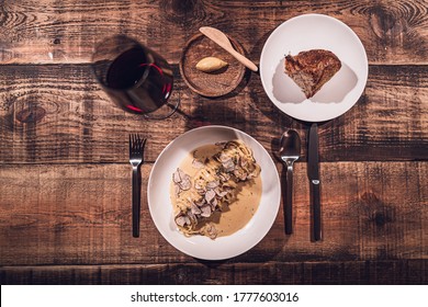 Black Truffle Pasta With, Butter, Lemon, Confit And Chives.