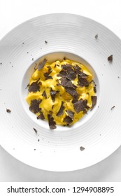 Black Truffle Ravioli Pasta Gourmet Dish