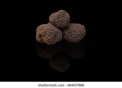 Black Truffle, Tuber Melanosporum, Périgord  Truffle Or French Black Truffle