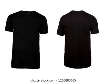 Black Tshirts Front Back Use Design Stock Photo (Edit Now) 1419310262