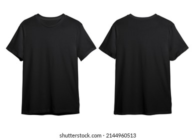 Black t-shirt for printing sample