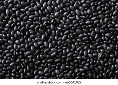 Black Turtle Beans Legumes Background