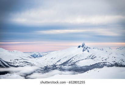 Black Tusk Peak Viewed From Whistler, BC.