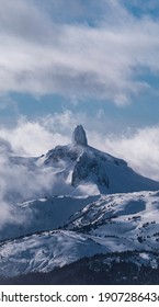 The Black Tusk Peak Visible From Whistler Blackcomb Ski Resort