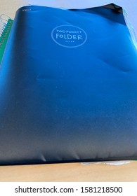 Black Two Pocket Folder With 2 Different Folders