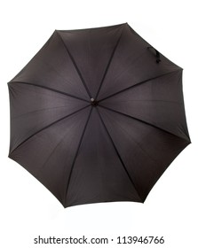 Black Umbrella Isolated On White Background