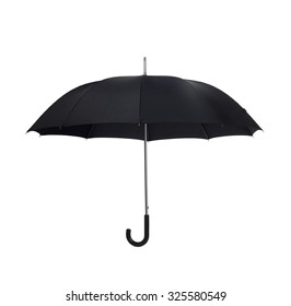 Black Umbrella Open