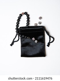 Black Velvet Bag For Storing Jewelry