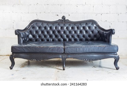 Black Vintage Sofa